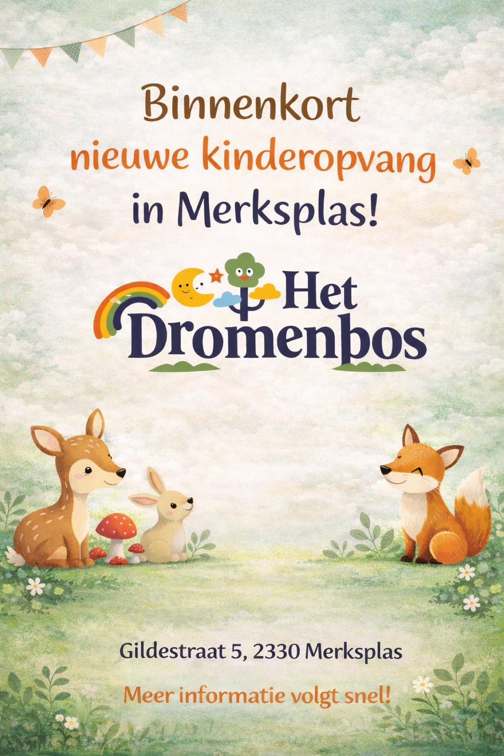 Aankondiging: Dromenbos Merksplas opent binnenkort